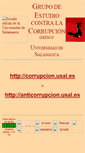 Mobile Screenshot of anticorrupcion.usal.es
