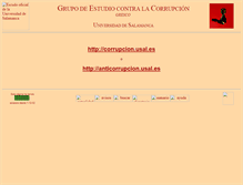 Tablet Screenshot of anticorrupcion.usal.es