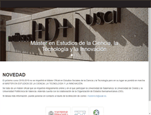 Tablet Screenshot of mastercts.usal.es