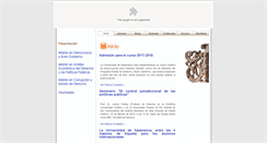 Desktop Screenshot of buengobierno.usal.es