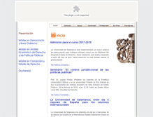 Tablet Screenshot of buengobierno.usal.es