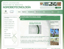 Tablet Screenshot of agrobiotecnologia.usal.es