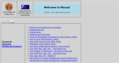 Desktop Screenshot of maxus.fis.usal.es