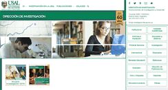 Desktop Screenshot of di.usal.edu.ar