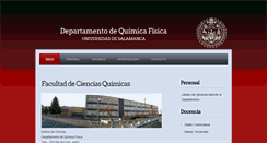 Desktop Screenshot of fisquim.usal.es