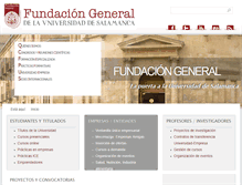 Tablet Screenshot of fundacion.usal.es