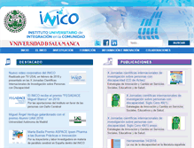 Tablet Screenshot of inico.usal.es