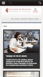 Mobile Screenshot of facultadbiologia.usal.es