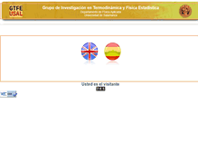 Tablet Screenshot of gtfe.usal.es