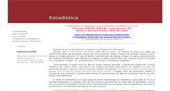 Desktop Screenshot of gradoestadistica.usal.es