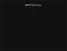 Tablet Screenshot of medialab.usal.es