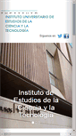 Mobile Screenshot of institutoecyt.usal.es