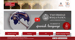 Desktop Screenshot of cursosinternacionales.usal.es
