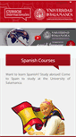 Mobile Screenshot of cursosinternacionales.usal.es