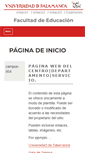 Mobile Screenshot of educacion.usal.es