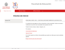 Tablet Screenshot of educacion.usal.es