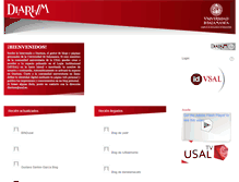 Tablet Screenshot of diarium.usal.es