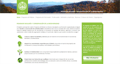 Desktop Screenshot of biodiversidad.usal.es