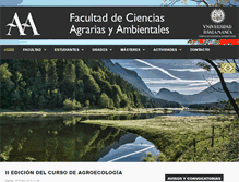 Tablet Screenshot of fcaa.usal.es