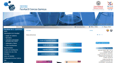 Desktop Screenshot of fcquimicas.usal.es