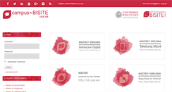 Desktop Screenshot of campus-bisite.usal.es