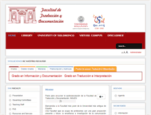 Tablet Screenshot of exlibris.usal.es
