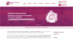 Desktop Screenshot of animaciondigital.usal.es