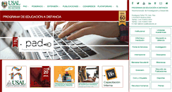 Desktop Screenshot of pad.usal.edu.ar