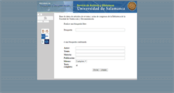 Desktop Screenshot of bauta.usal.es