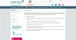 Desktop Screenshot of emprendedoresbancaja.usal.es