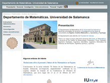 Tablet Screenshot of mat.usal.es
