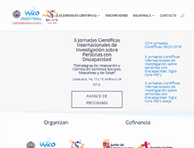 Tablet Screenshot of jornadas-inico.usal.es
